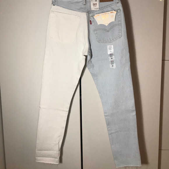 NWT Levi’s 501 Two-Tone Skinny Jeans - Picture 6 of 8